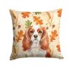 Blenheim English Toy Spaniel Heirloom Fall Throw Pillow Decorative Indoor Outdoor Accent Cushion for Couch, Bed or Patio, 18Hx18W