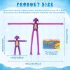 4 Pcs Telescopic Suction Cup Dog Toy,Dog Pop Sensory Tube Toddler Fidget Toys,Dog Party Favors for Kids,Classroom Exchange, School Reward