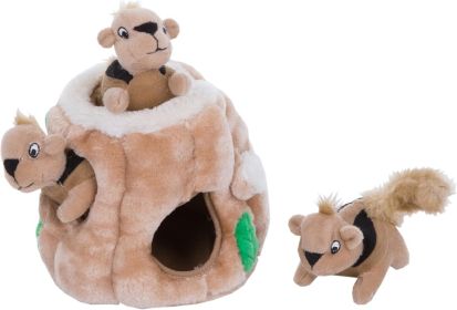 Hide A Squirrel Plush Dog Toy Puzzle