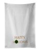 NEW English Toy Terrier - Dog Face Happy Holidays Christmas Kitchen Towel Set of 2 White Dish Towels Decorative Bathroom Hand towel for Hand, Face