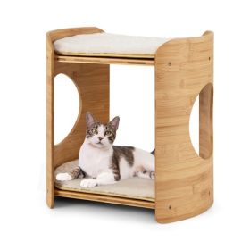 Cat Furniture 2-Tier Cute Small Cat Tree for Indoor