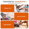 PETVACCO Pet Grooming Vacuum Hair Dryer & Nail Grinder Kit