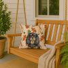 Black and Tan English Toy Spaniel Heirloom Fall Throw Pillow Decorative Indoor Outdoor Accent Cushion for Couch, Bed or Patio, 18Hx18W