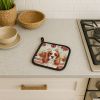 Blenheim English Toy Spaniel Vegetables Pair of Pot Holders Pair 7.5x7.5 Quilted Insulated Hot Pads Decorative Kitchen Gift Made in USA