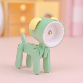 Mini Cute Animal Pet Dogs Deer Designer Led Night Light Table Lamp Kids Toys Gift For Birthday/Easter/Boy/Girlfriends (Color: Green, Items: Dog)