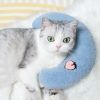 Cat Pillow, Small Pillow for Cat, Cat Blankets for Indoor, Pet Toy, Small Banana Donut Bed for Pets, Little Pillow for Cats No Heating Pad